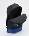 Shop Unisex Black & Blue Skater Printed Backpack-Full