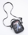 Shop Unisex Black Chidori Mini Graphic Printed Sling Bag-Design