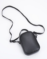 Shop Unisex Black Chidori Mini Graphic Printed Sling Bag