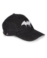 Shop Unisex Black Dark Knight Embroidered Baseball Cap-Design