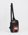 Shop Unisex Black Digitally Isolated Printed Sling Bag-Design