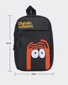 Shop Unisex Black Digitally Isolated Printed Sling Bag