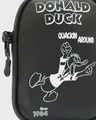 Shop Unisex Black Donald Duck Printed Sling Bag-Full