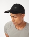 Shop Unisex Black Drycool Baseball Cap-Front