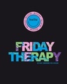 Shop Unisex Black Friday Therapy Typography T-shirt