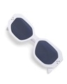 Shop Unisex Black Geometric UV Protected Lens Sunglasses