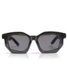 Shop Unisex Black Geometric UV Protected Lens Sunglasses-Front