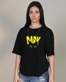 Shop Unisex Black Graphic Printed Oversized T-shirt-Design