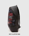 Shop Unisex Black Itachi Rouge Ninja Graphic Printed Small Backpack-Design