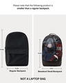 Shop Unisex Black Itachi Rouge Ninja Graphic Printed Small Backpack