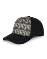 Shop Unisex Black Junglee Camo Printed Baseball Cap-Full