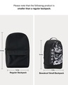 Shop Unisex Black Kyojin Printed Small Backpack