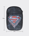 Shop Unisex Black Man Of Steel Printed Sling Bag
