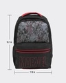 Shop Unisex Black Marvel Printed Laptop Backpack