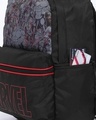 Shop Unisex Black Marvel Printed Laptop Backpack-Full