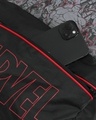Shop Unisex Black Marvel Printed Laptop Backpack