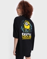 Shop Unisex Black Minions Game Over Graphic Printed T-shirt