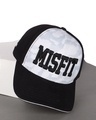 Shop Unisex Black Misfit Camo Printed Baseball Cap-Front