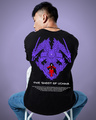 Shop Unisex Black Naruto Madara Uchiha Graphic Printed Oversized Anime T-shirt-Full