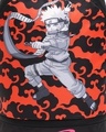 Shop Unisex Black Naruto Scroll Printed Small Backpack-Full