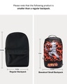 Shop Unisex Black Naruto Scroll Printed Small Backpack