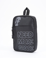 Shop Unisex Black Need More Space Typography Sling Bag-Design