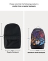 Shop Unisex Black Ninja Turtles Graphic Printed Small Backpack