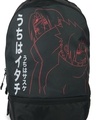 Shop Unisex Black Not Enough Hate Printed Backpack-Full