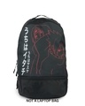 Shop Unisex Black Not Enough Hate Printed Backpack-Front
