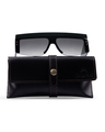 Shop Unisex Black Oversized UV Protected Lens Sunglasses-Full