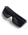 Shop Unisex Black Oversized UV Protected Lens Sunglasses