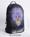 Shop Unisex Black Pride and Glory Graphic Printed Small Backpack-Design