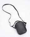 Shop Unisex Black Puppet Master Mini Graphic Printed Sling Bag-Full