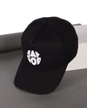 Shop Unisex Black Rap God Printed Baseball Cap-Front