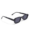 Shop Unisex Black Rectangular UV Protected Lens Sunglasses-Design