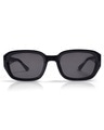 Shop Unisex Black Square UV Protected Lens Sunglasses-Front