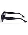 Shop Unisex Black Square UV Protected Lens Sunglasses-Full