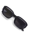 Shop Unisex Black Square UV Protected Lens Sunglasses