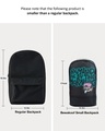 Shop Unisex Black Remind Me Printed Backpack