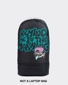 Shop Unisex Black Remind Me Printed Backpack-Front