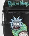 Shop Unisex Black Rick And Morty Printed Sling Bag-Full