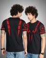 Shop Unisex Black Ryomen Sukuna Body Tatto Anime T-shirt-Front