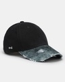 Shop Unisex Black Shadowjaw Printed Distressed Acid Wash Baseball Cap-Design