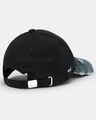 Shop Unisex Black Shadowjaw Printed Distressed Acid Wash Baseball Cap-Full