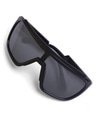 Shop Unisex Black Shield UV Protected Lens Sunglasses