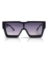 Shop Unisex Black Shield UV Protected Lens Sunglasses-Front