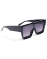 Shop Unisex Black Shield UV Protected Lens Sunglasses-Design