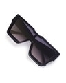 Shop Unisex Black Shield UV Protected Lens Sunglasses