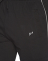 Shop Unisex Black Slim Fit Track Pant-Full