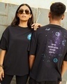 Shop Unisex Black Space Kavali Graphic Printed T-shirt-Front